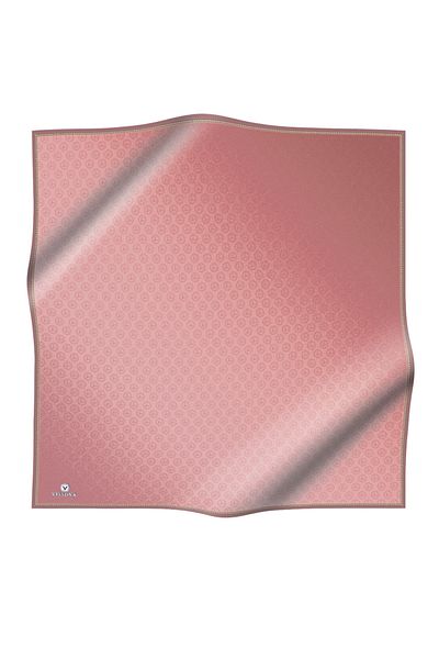 Vissona Γυναικείο Twill Silk Scarf Powder Gold