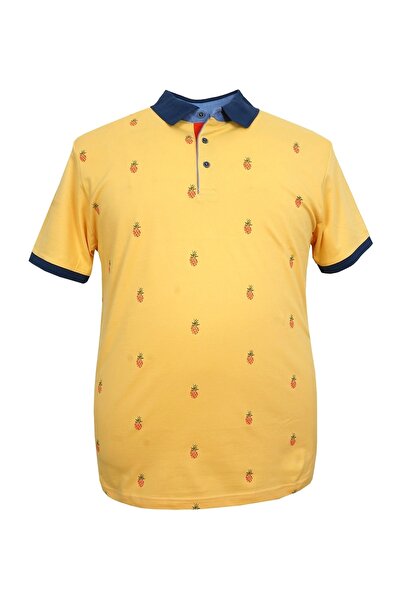 rugatchi Erkek Büyük Beden Battal Boy Likralı Polo Yaka Tişört ( Beden Bilgis...