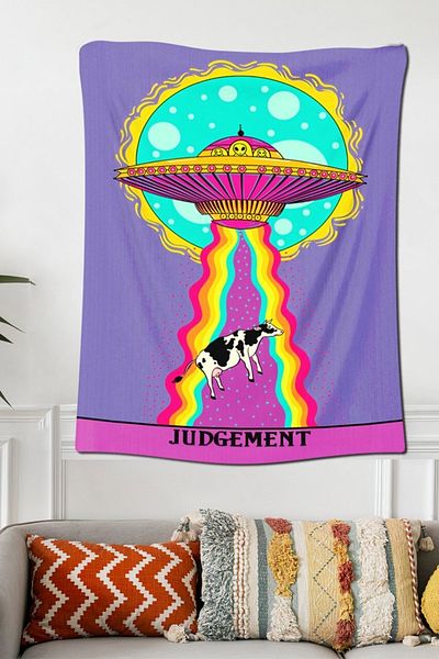 Buka Shops Tapiserie de perete Alien Cow 70x100 Cm
