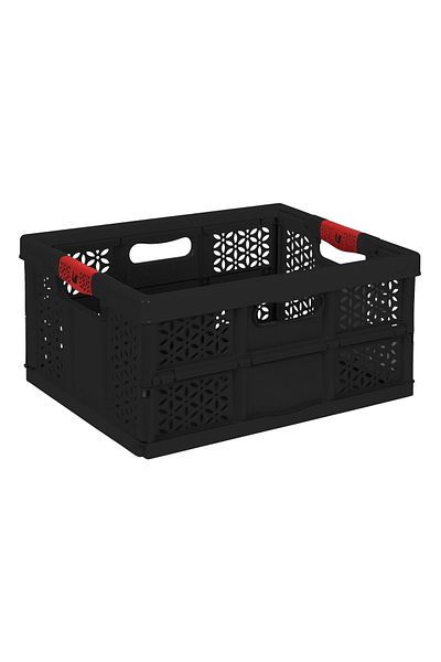 Keeeper Lea Soft Grip Folding Safe, Black-red