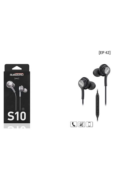 Subzero Kablolu Kulak Içi Kulaklık - S10 - S10 Plus Mikrofonlu - Ses Aç Kapa ...
