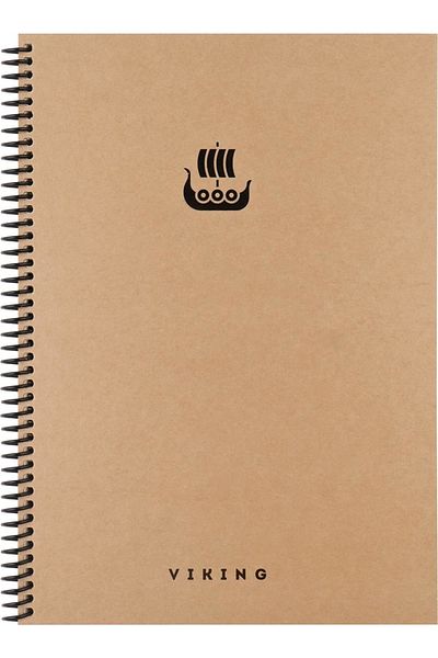 KESKİN COLOR Checked Notebook La Plume Viking Ship