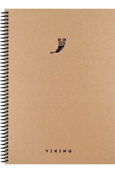KESKİN COLOR Lined Notebook La Plume Viking Bugle 17 X 24 Cm 100 Sheets
