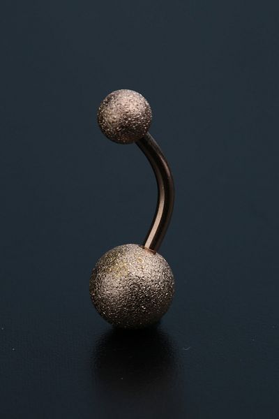 Vilma Aksesuar Surgical Steel Belly Piercing Rosegold Color (10mm)