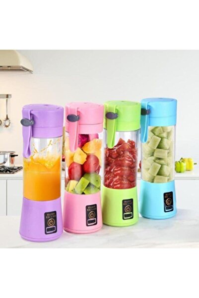 Cin Blender Şarjlı Mini Portatif Taşınabilir Kişisel Blender 380ml