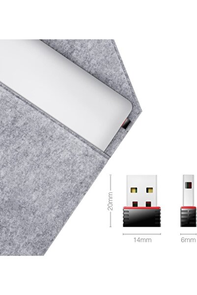 aogo 300mbps Wifi Adaptör Nano Wireless Alıcı 802.11 N/g/b Rtl8188ftv Wifi Dongle Kablosuz Internet Alıcı