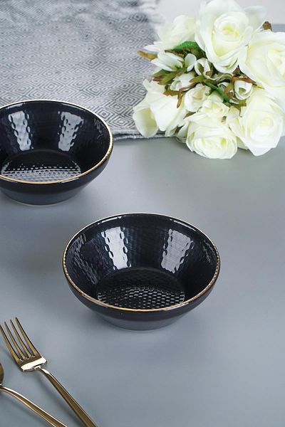 ACAR Nordic Trend Black Bowl - 14.5 Cm