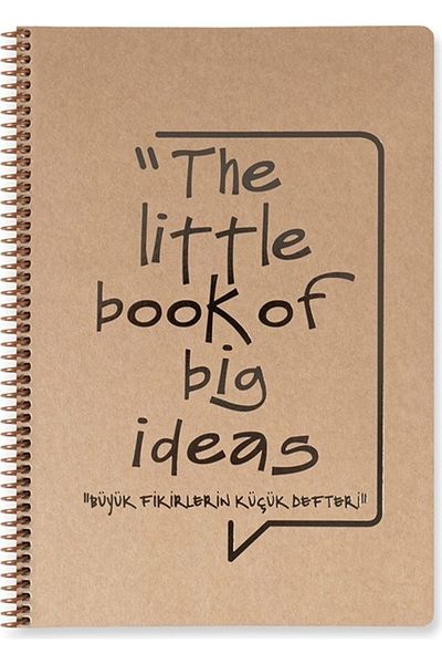 KESKİN COLOR Striped Funky Big Ideas Notebook 16.5 X 22.5 Cm 100 Sheets