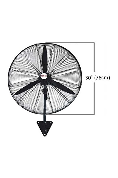Kaşkar / Taflan Kaşkar Taflan Fw-750 250w 76cm Metal 3 Kanatlı Sanayi Tipi Duvar Vantilatörü