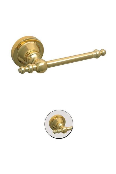 Maya Ottoman Pvd Gold Open Paper Holder 100% Brass