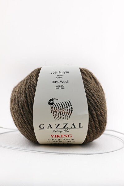 Gazzal فايكنغ 100 جرام 30% صوف - 70% أكريليك مخلوط يدويًا خيوط تاكا (4002)