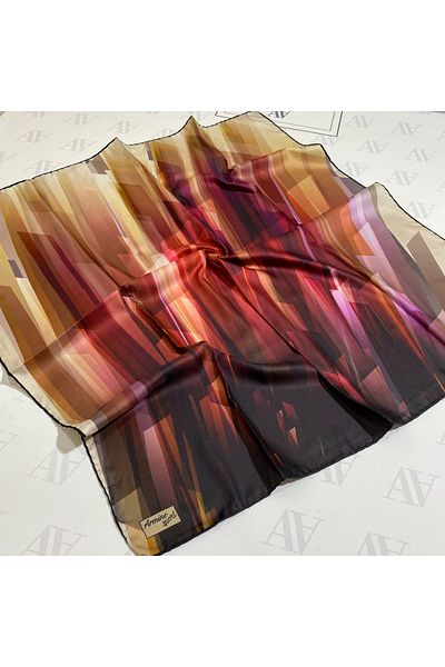 Armine Sport Crystal Patterned Twill Scarf