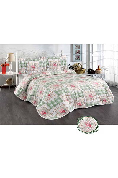 BELENAY Evibu Quilted Bedspread Double