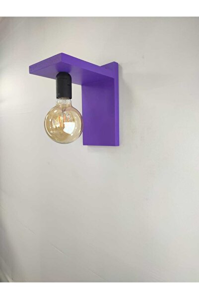 BİAVİZE Painted Wood Decor Sconce