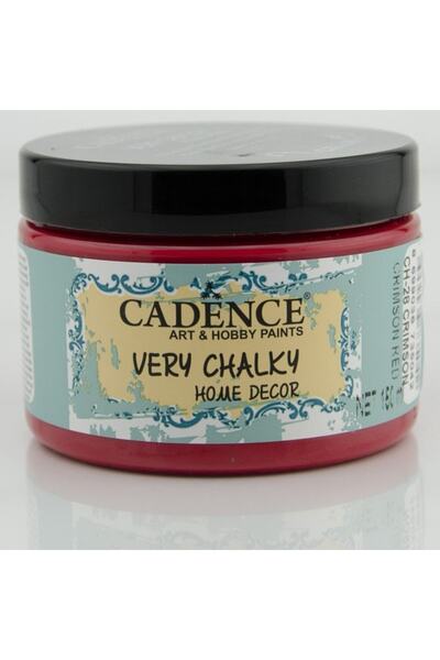 Cadence Very Chalky Home Dekor Kadifemsi Mobilya Boyası 150ml 28 Crimson Kırmızı