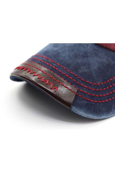 Şapka Market Original Black Claret Red Baseball Cap