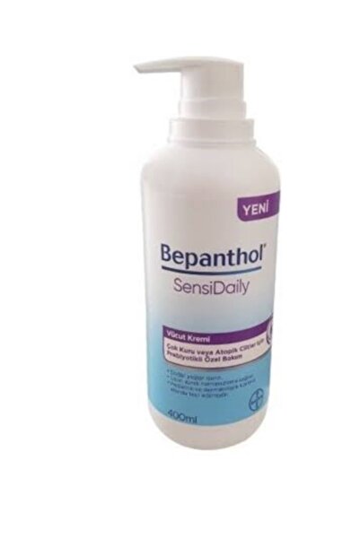 Bepanthol Sensidaliy Pompalı Vücut Kremi 400 ml Çok Kuru Ve Atopik Ciltler Iç...