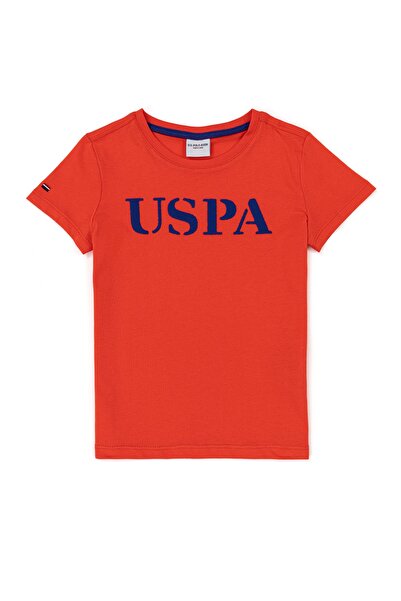 U.S. Polo Assn. Fiú piros póló