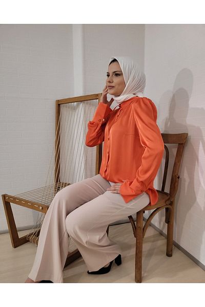 Sateen موديل 2004 قميص ساتان مبطن