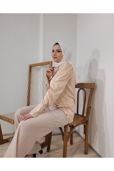 Sateen موديل 2004 قميص ساتان مبطن