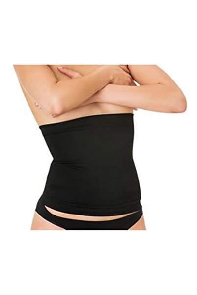 TİSTA Чорний безшовний жіночий корсет для талії