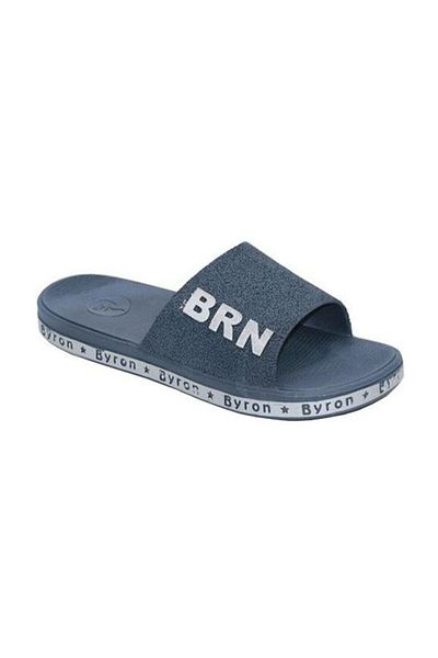 Brn Home Παντόφλες Unisex Μπλε Navy Αντιολισθητική Σόλα Παντόφλες Sea Beach and Pool