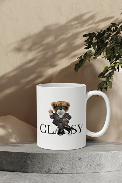 Gizeo Concept كوب مع دمية دب في البدلة