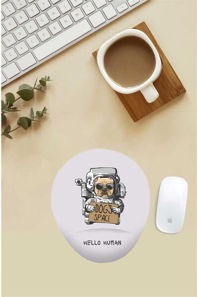 Gizeo Concept Mouse Pad Astro Dog cu model cu suport pentru încheietura mâinii