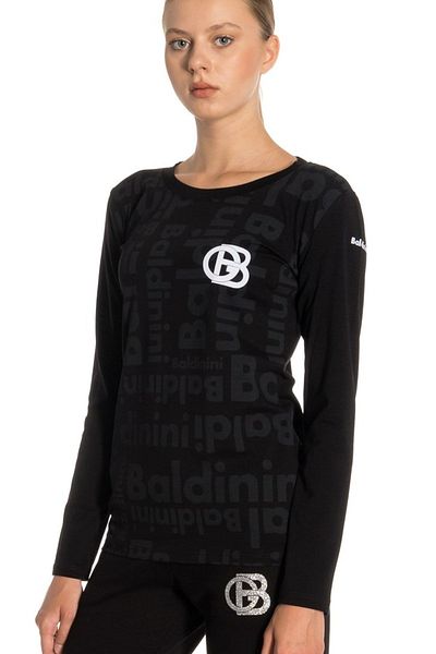 Baldinini Logo Crew Neck Women's Long Sleeve T-shirt