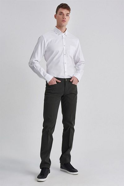 Versace Versus Normal Waist Men's Fabric Trousers