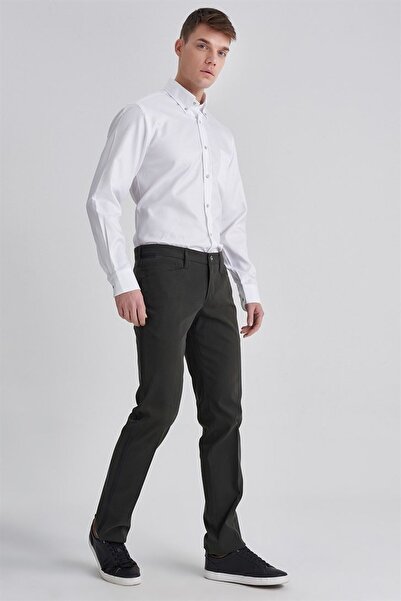 Versace Versus Normal Waist Men's Fabric Trousers