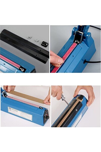 T.M.Q.G Packtech 30 Cm Poşet Ağzı Kapama Yapıştırma Makinesi (metal)