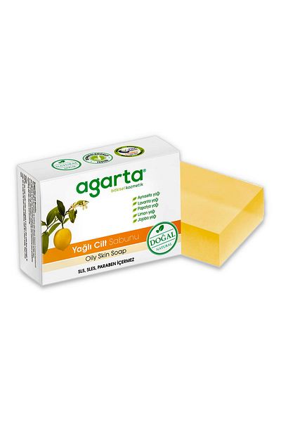 Agarta Natural Oily Skin Soap 150 gr X 2 Pieces