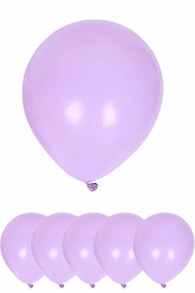 parti sürprizi Macaron Lilac Small Size Latex Balloon 10 Pieces