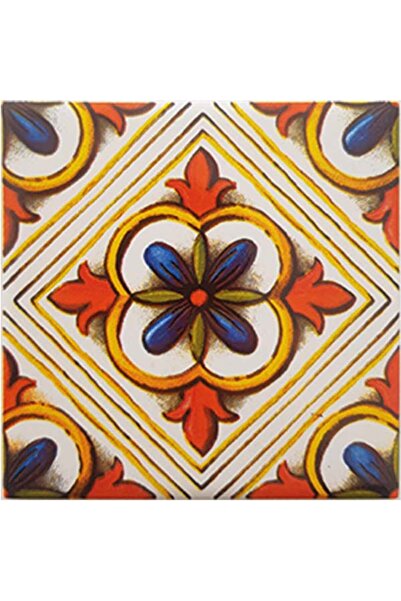 KÜTAHYA ÇİNİ SANAYİ 10x10 Cm Çini Desenli Çini Seramik Karo