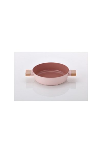 NEOFLAM وعاء الزهر المطلي بالسيراميك مقاس 24 سم مع غطاء زجاجي من بلوسوم