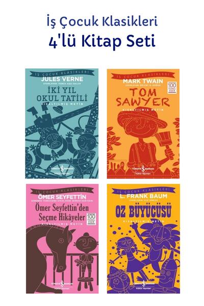 TÜRKİYE İŞ BANKASI KÜLTÜR YAYINLARI Iki Yıl Okul Tatili Tom Sawyer Ömer Seyfe...