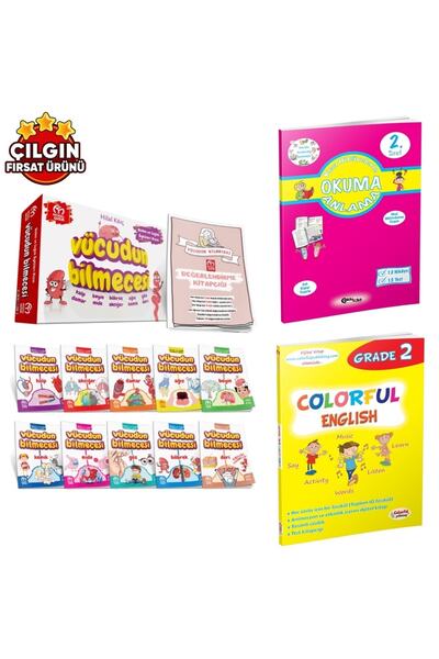Model Yayınları 2.sınıf Vücudun Bilmecesi + Çoklu Zeka Yayınları Okuma Anlama + Colorful English