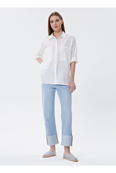 Lee Cooper Women's White Blouse