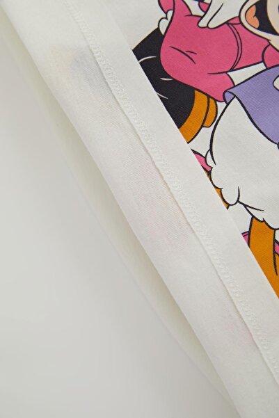 DeFacto Dívčí tričko Disney Mickey & Minnie Crew Neck s krátkým rukávem