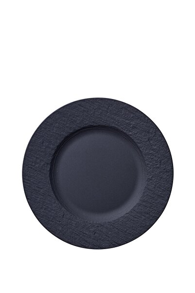 Villeroy & Boch Manufacture Rock Siyah Porselen Düz Tabak 22 cm