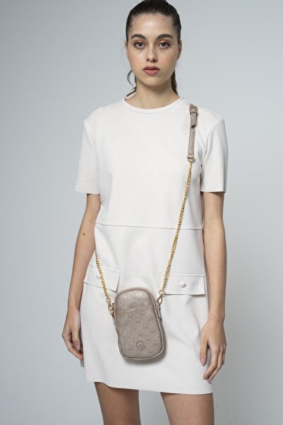 Valentino Orlandi Золотиста жіноча сумка через плече - Vlt042