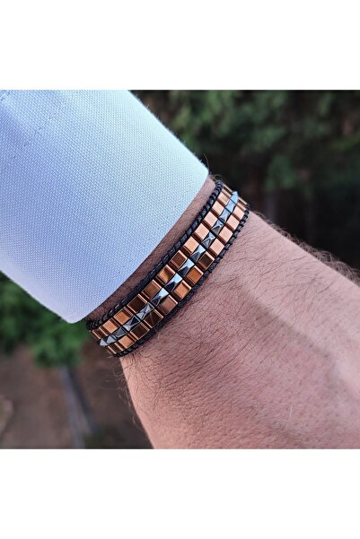 Clays Jewellery Doğal Hematit Taşı Bileklik