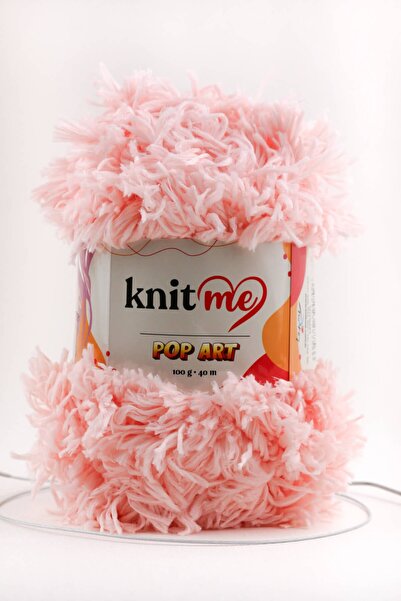 knitme Pop Art 100 Gr Kürk Görünümlü El Örgü Ipi Taka Yarn (971)