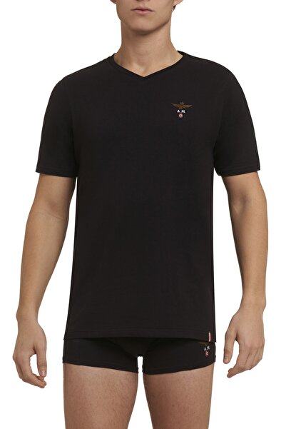 Aeronautica Militare T-Shirt - Schwarz - Regular Fit