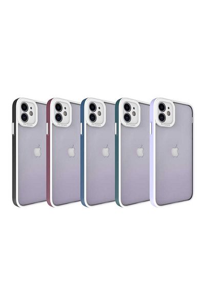 CEPCASE حافظة متوافقة مع هاتف آيفون 11، غطاء خلفي غير لامع لحماية عدسة الكاميرا ممتص للصدمات