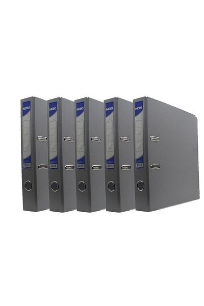 Noki Gray Narrow Plastic Folder - Pack of 5 (56412-020)