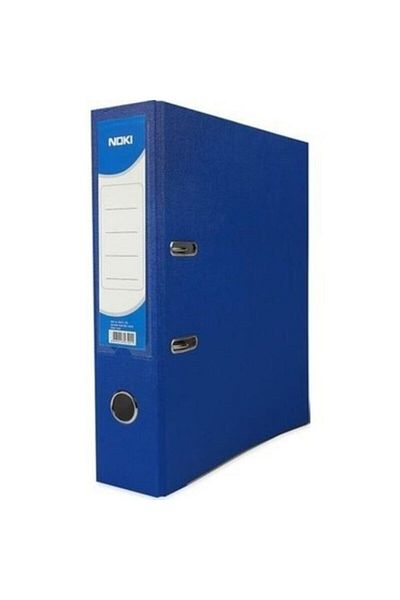 Noki Plastic Office Folder Blue with Large Lighter