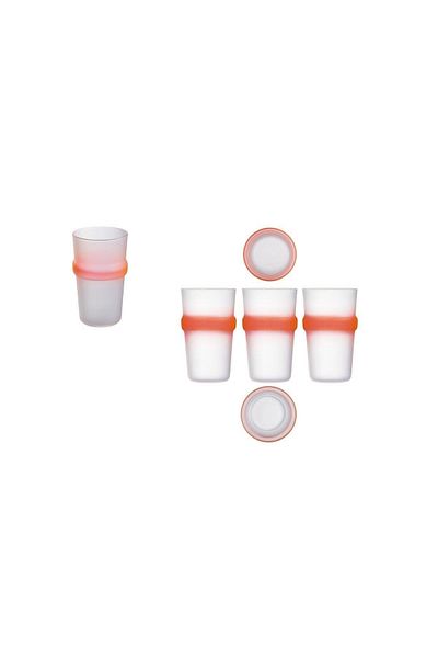 Luminarc Fluomania Orange Soft Drink Cup