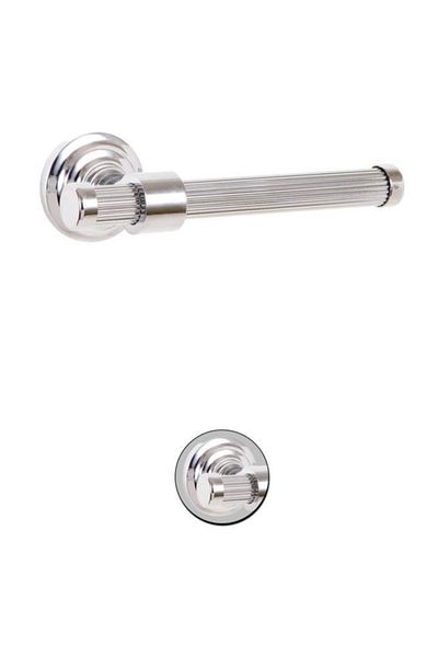 Maya Line Chrome Open Paper Holder 100% Brass